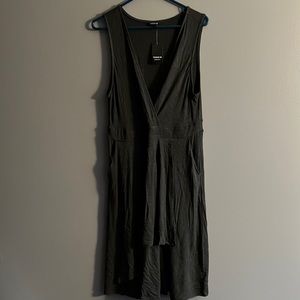 NWT- Torrid 1 gray jersey dress **with pockets**